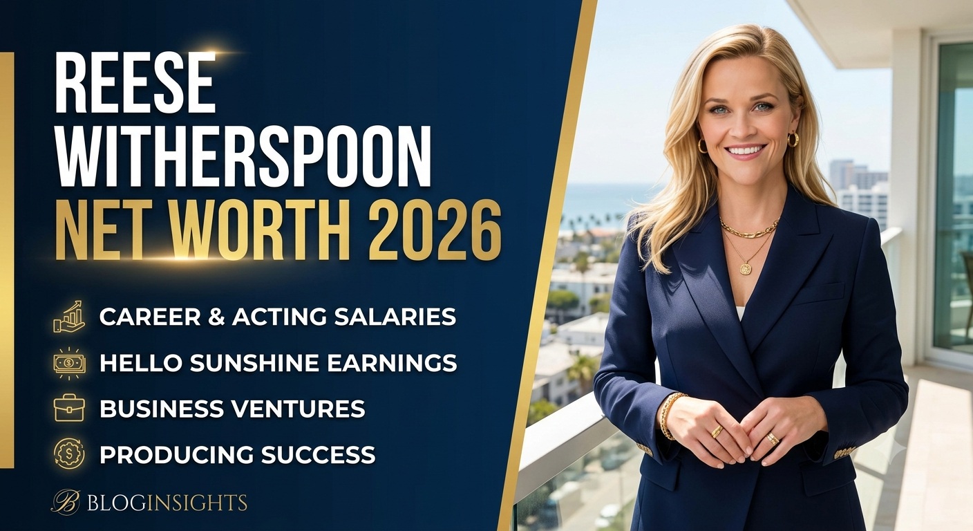 Reese Witherspoon Net Worth 2026 — Career, Salary & Hello Sunshine Earnings